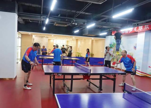 十一科技成立乒乓球队，董事长赵振元担任名誉队长