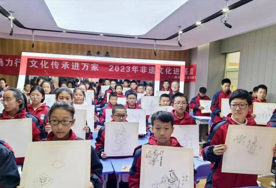 非遗传承助“双减”—朔城区第七中学传统文化进校园活动