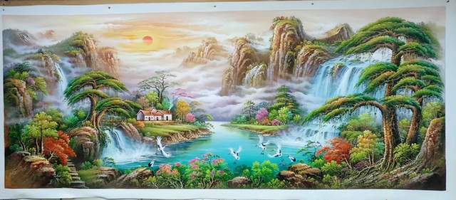 武穴市梅川镇：“木工”卢野墙绘作品惊艳大江南北