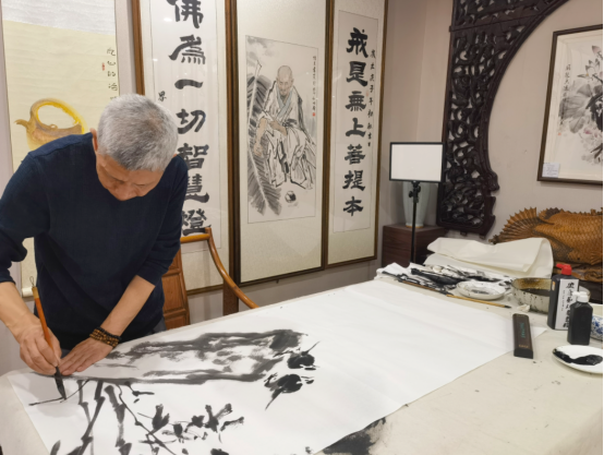 江淮大写意书画名家座谈会在徽庐艺社举办