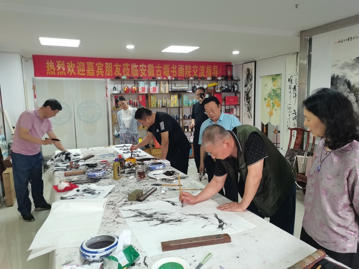 安徽古塬书画院2024迎端午书画笔会：墨香四溢，文化盛宴 