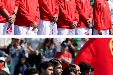 戴维斯杯首日中国战平葡萄牙，吴易昺击败强敌！